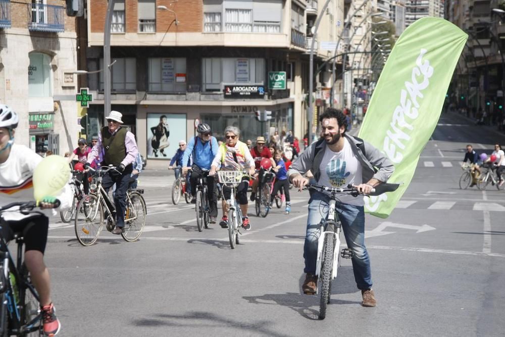 'Bicifestación' en Murcia