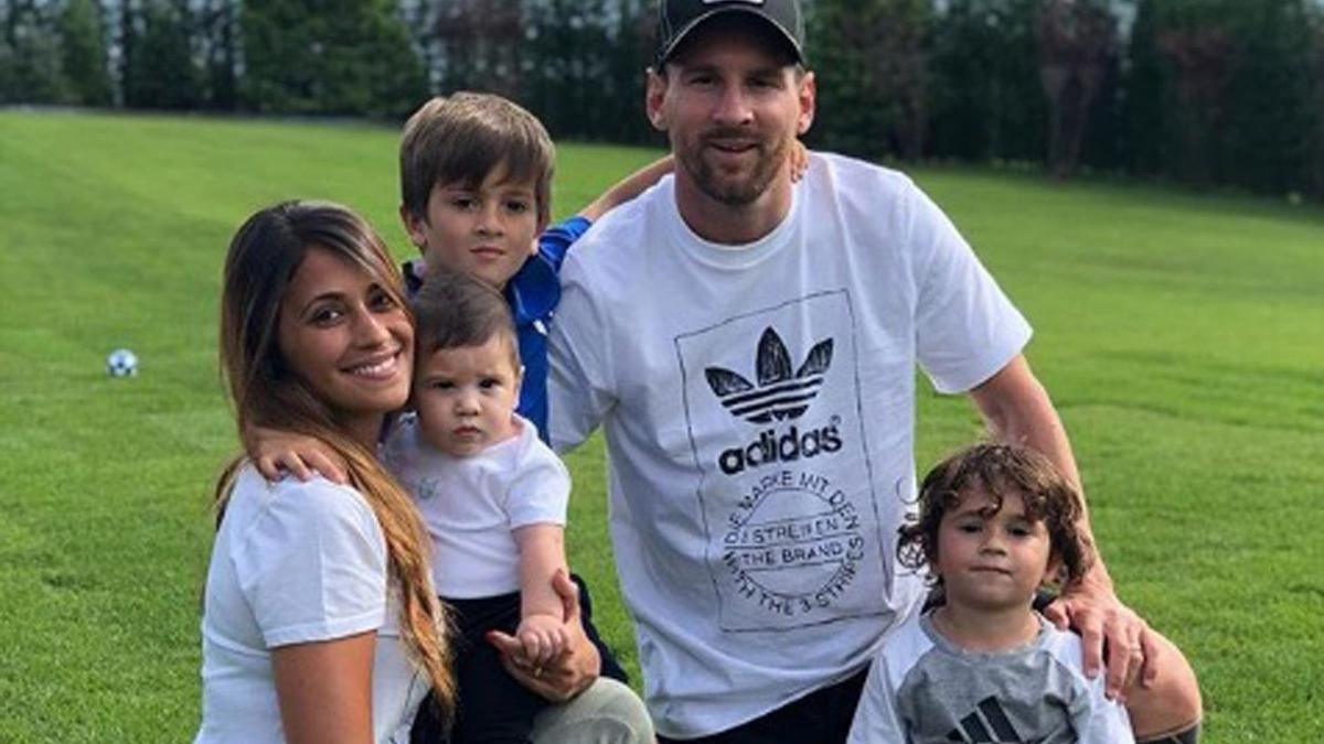 La familia Messi posa más navideña que nunca