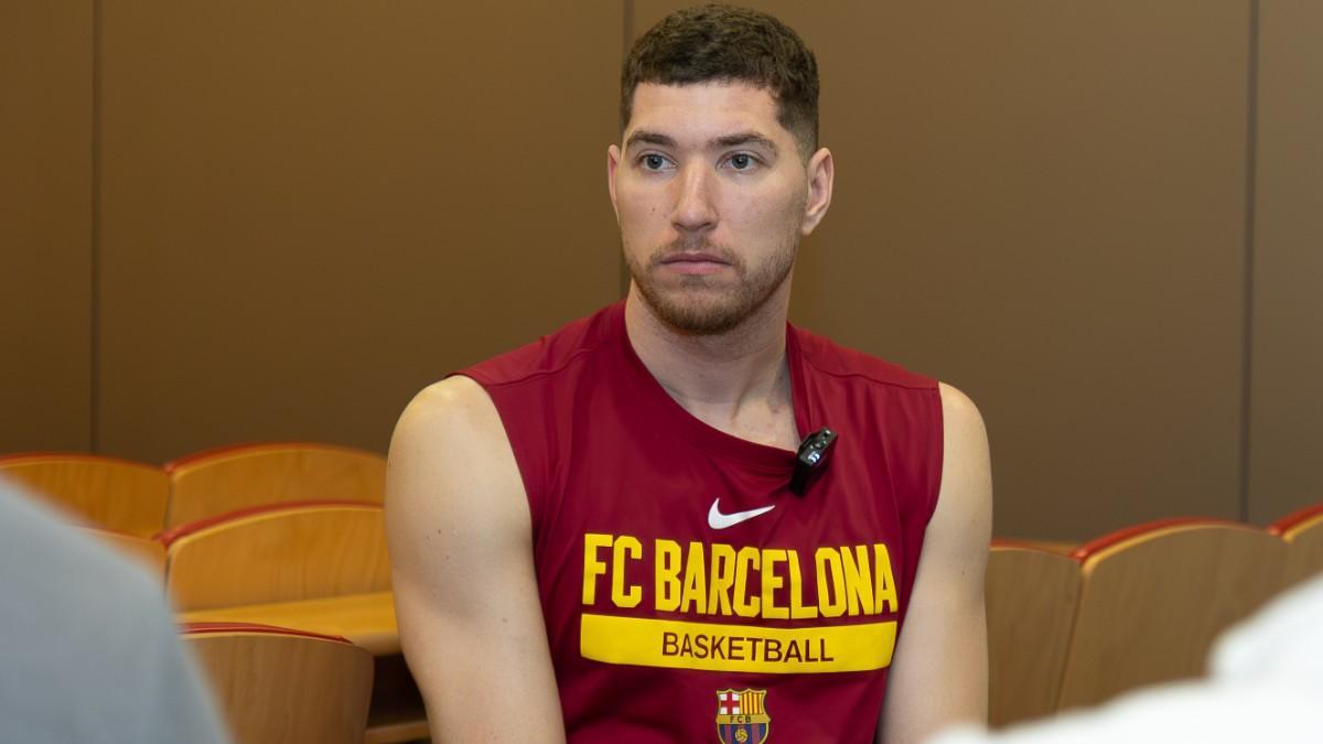 Joel Parra, durante la entrevista con SPORT