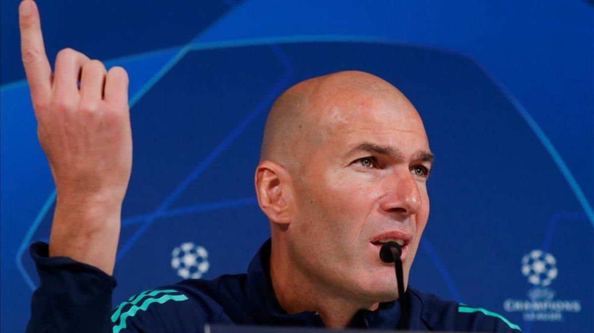 Zidane vuelve a comparecer en la sala de prensa