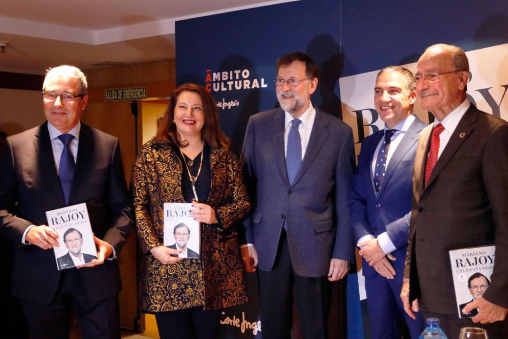 Firma de libros de Mariano Rajoy.