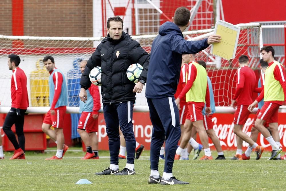 Entrenamiento del Sporting