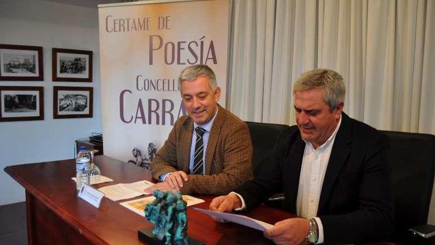 Valentín García y José Luis Fernández, en la presentación.