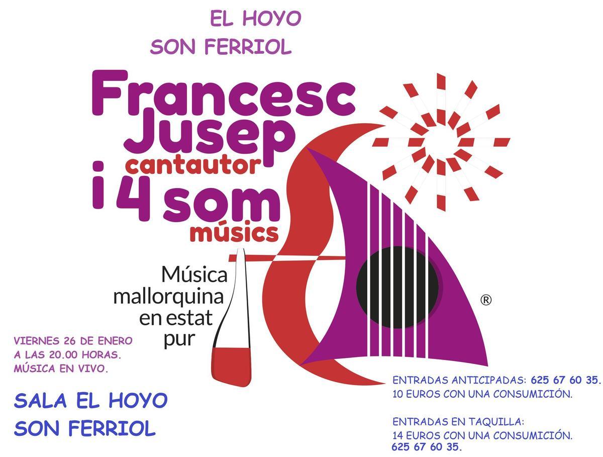 Cartel del primer concierto en El Hoyo