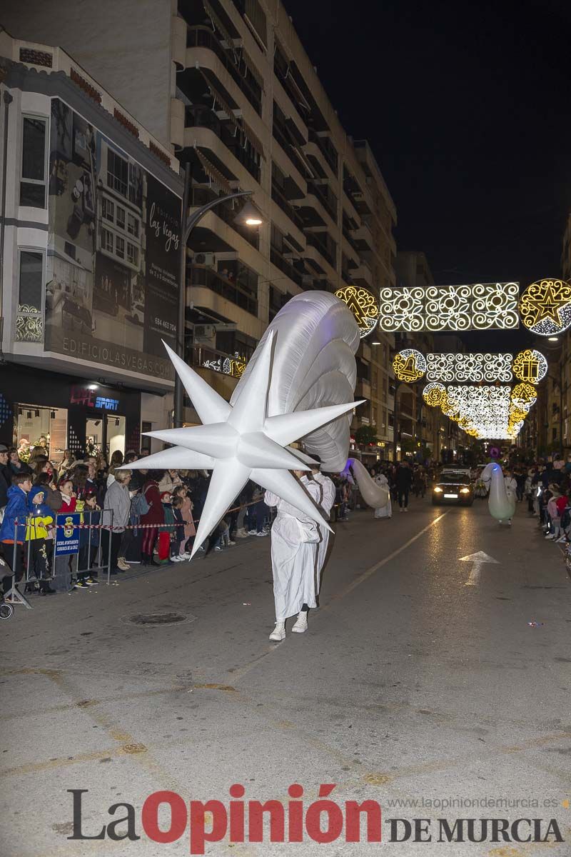 Así ha sido el desfile de Papá Noel en Caravaca