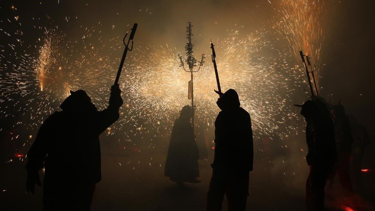 'Correfoc' en Barcelona