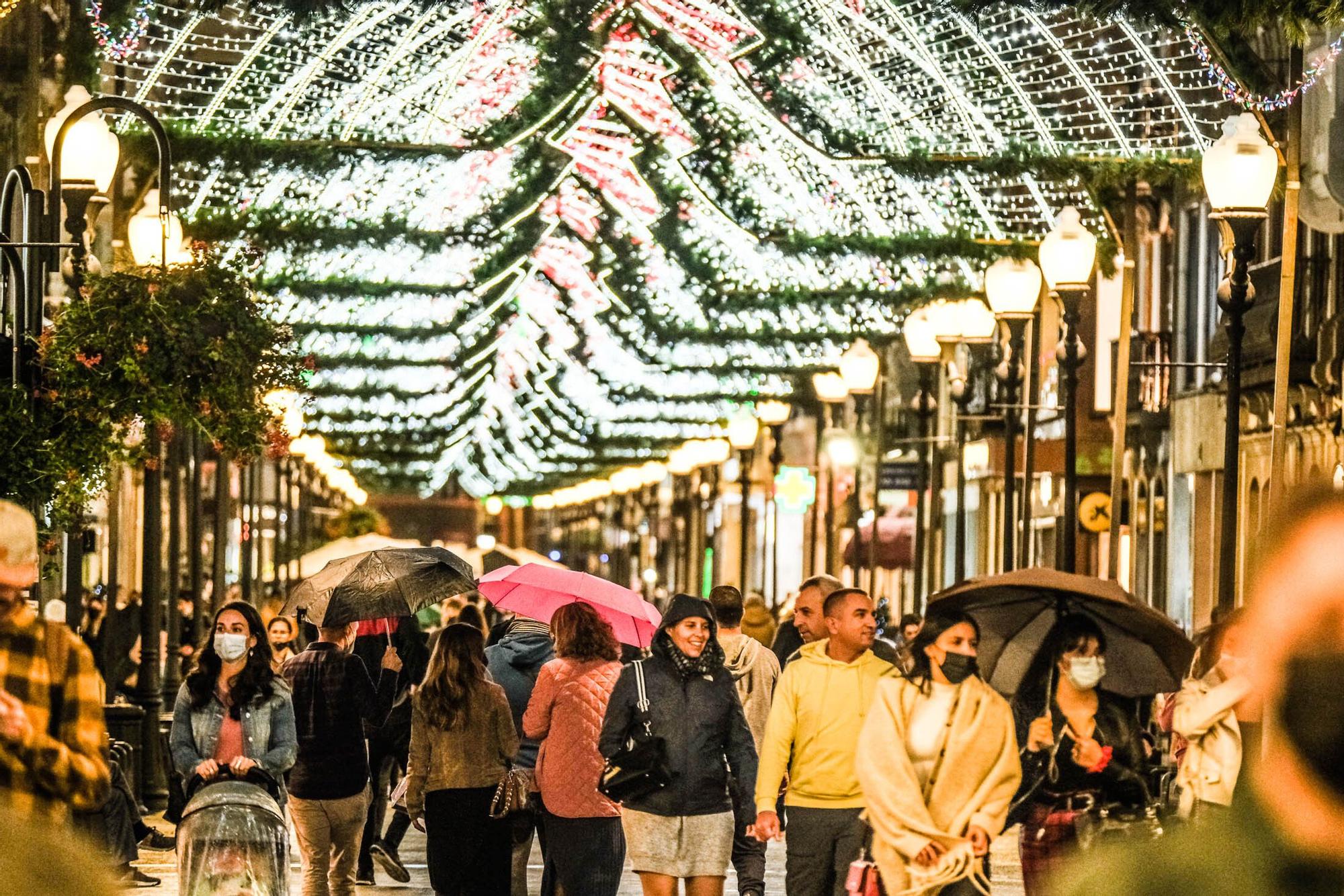 Encendido navideño en Triana