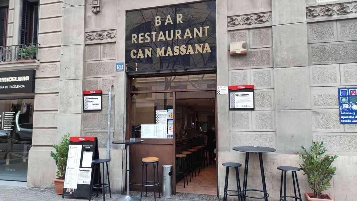 La entrada de Can Massana.