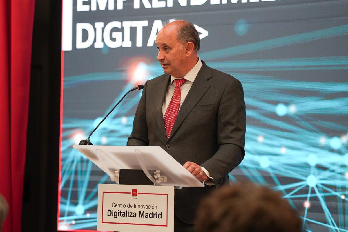 El consejero madrileño de Digitalización, Miguel López-Valverde, en una imagen de archivo.