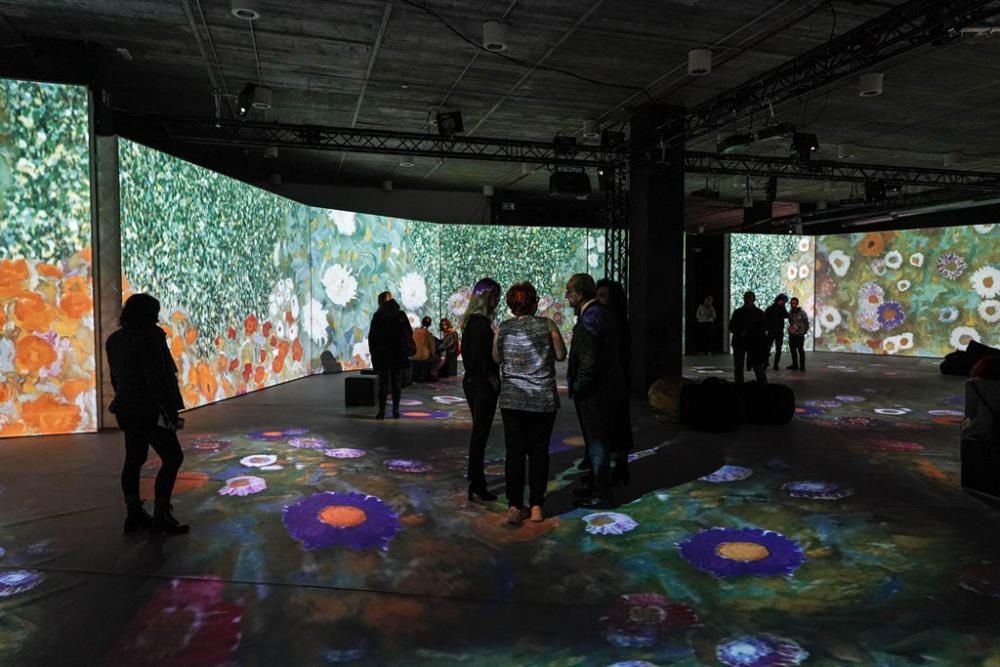 Exposición inmersiva 'El oro de Klimt'.