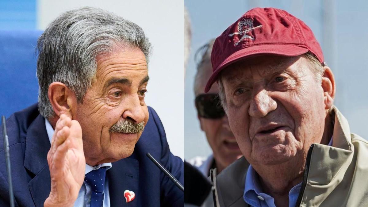 Miguel Ángel Revilla y el rey emérito