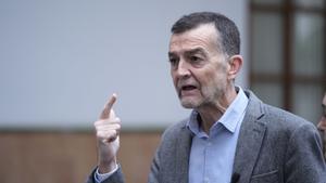  El coordinador federal de Izquierda Unida, Antonio Maíllo, en un acto esta semana. 