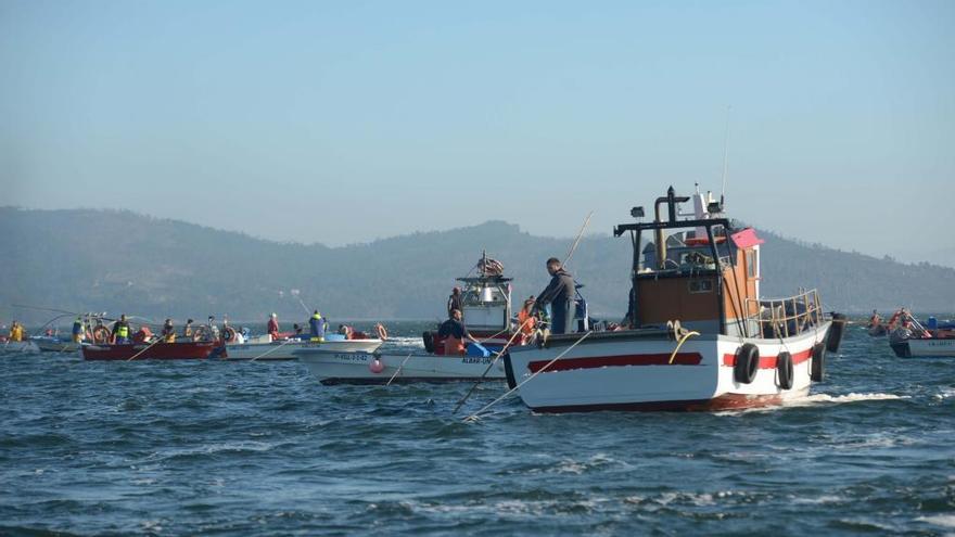 La pasada campaña de libre marisqueo en Arousa.