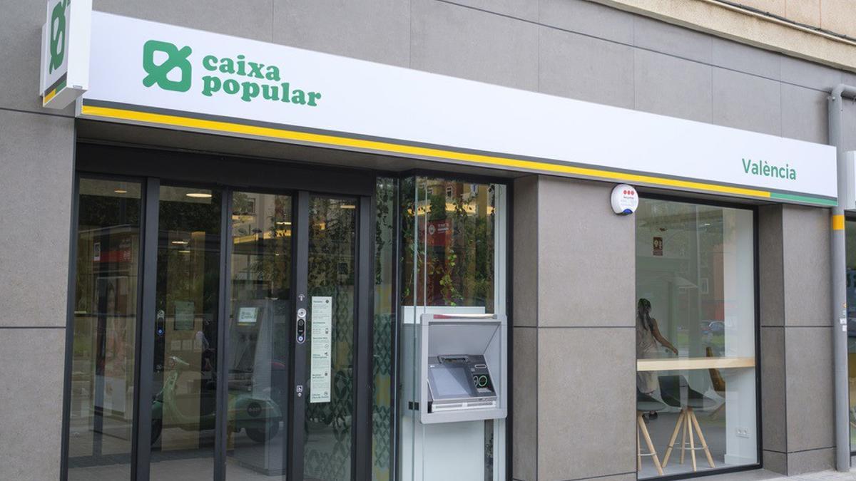 Una oficina de Caixa Popular en València