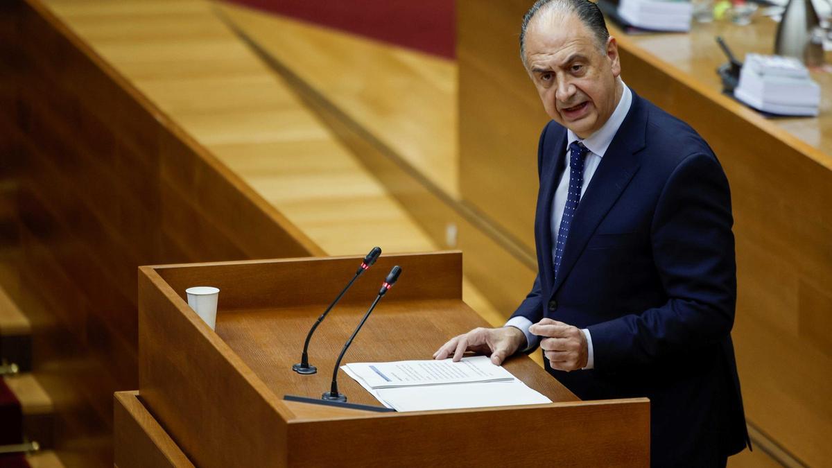 El conseller Juan Carlos Valderrama.