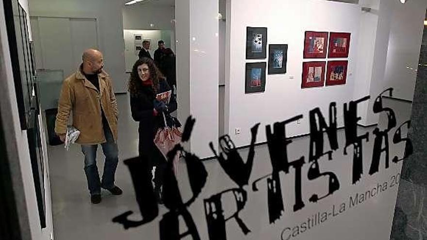 Una de las exposiciones realizadas en la sala Borrón.