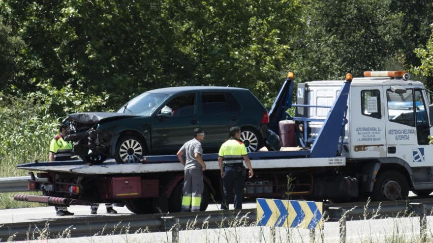 Un dels vehicles implicats en l&#039;accident