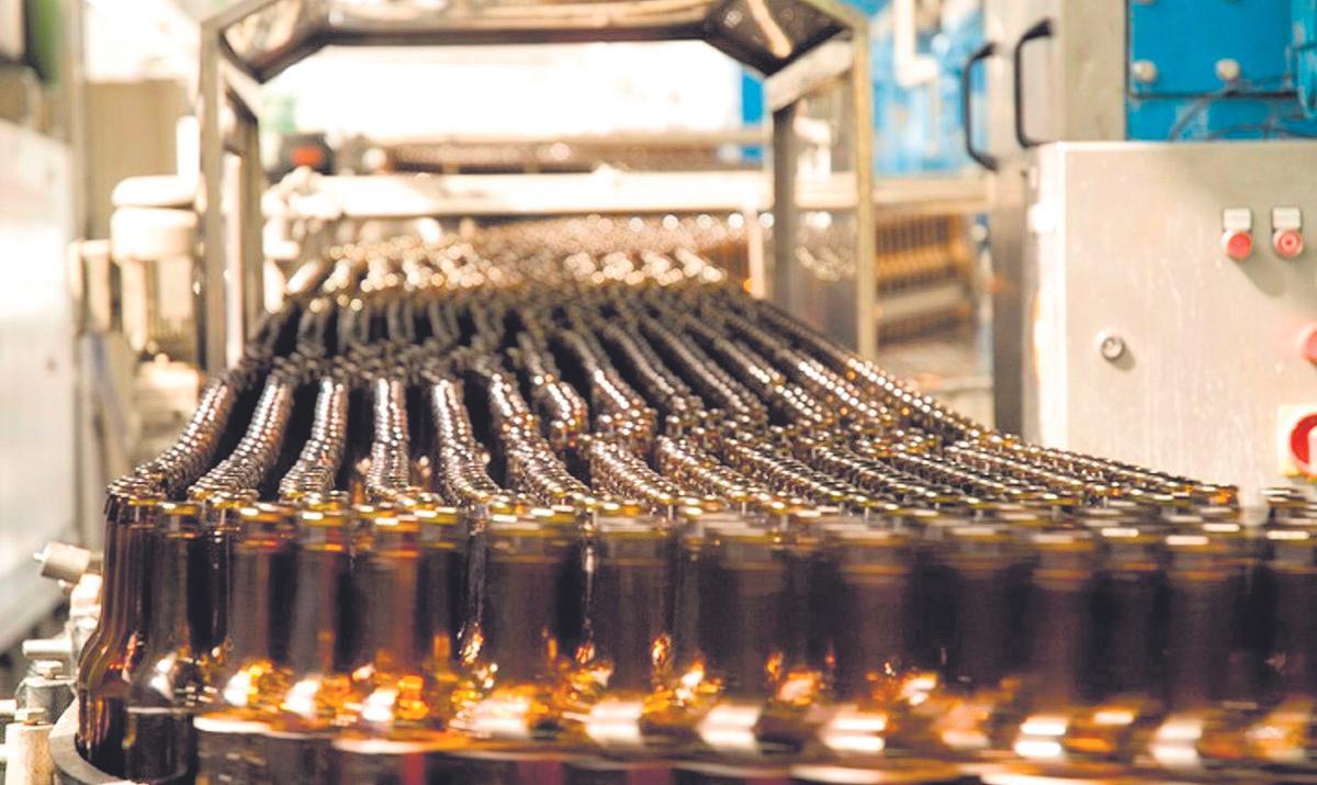 Fábrica de cervezas.