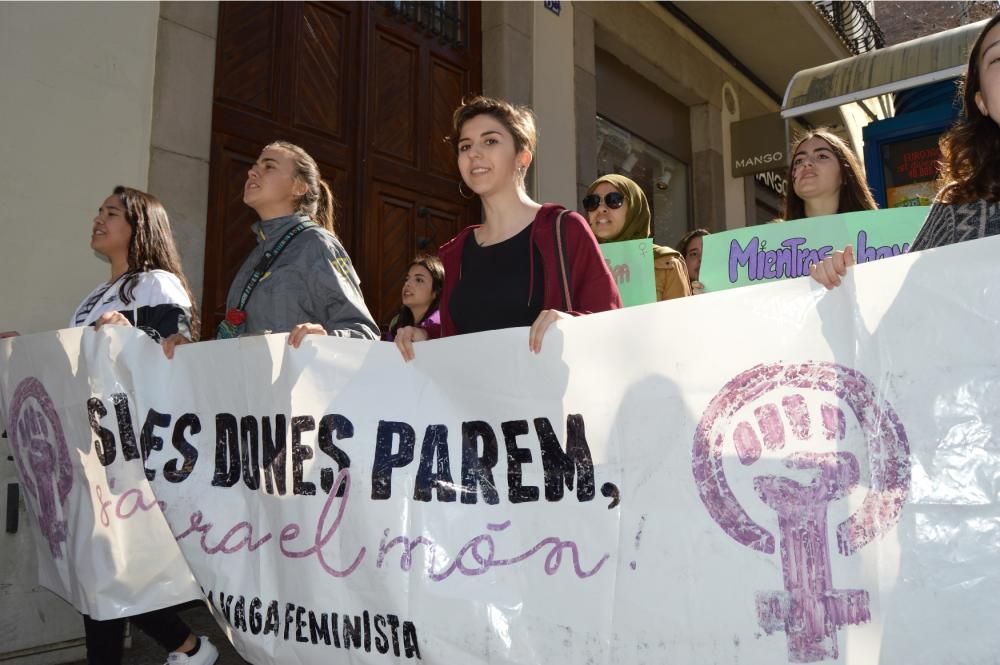 Passacarrers del 8-M a Manresa