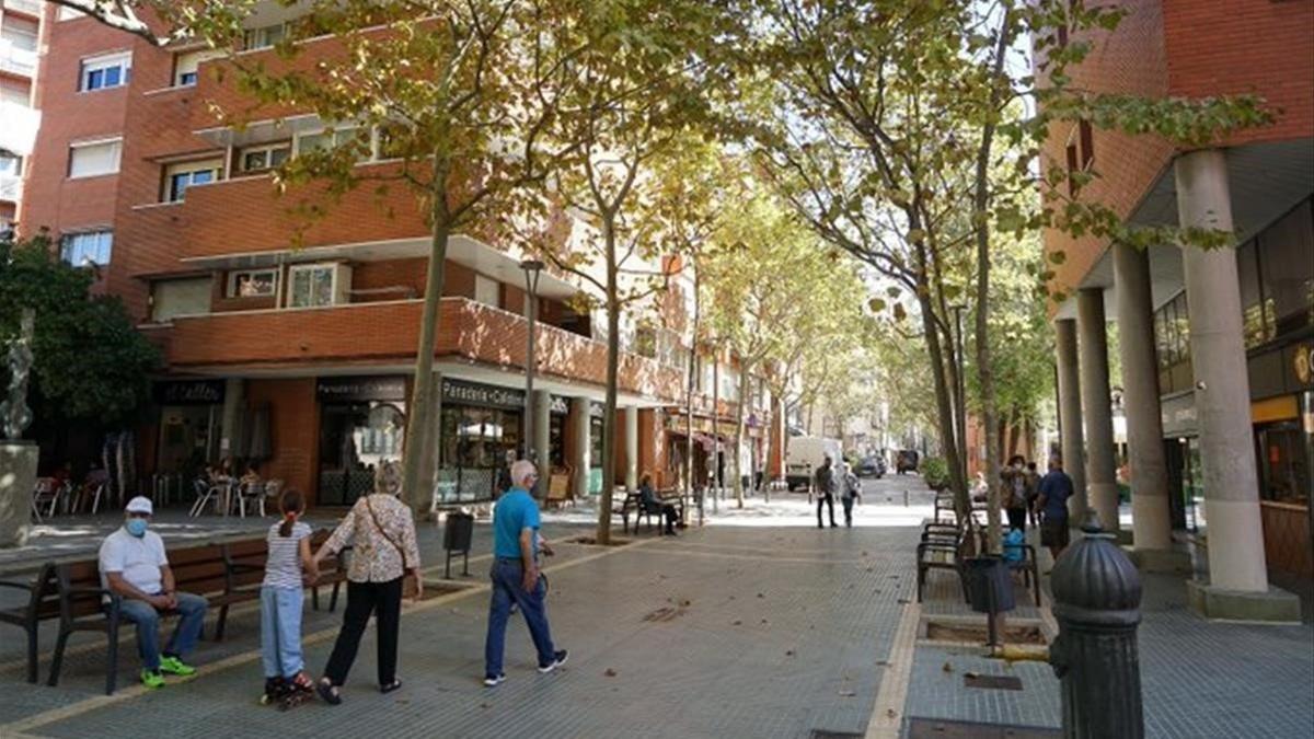 Una calle de Esplugues de Llobregat