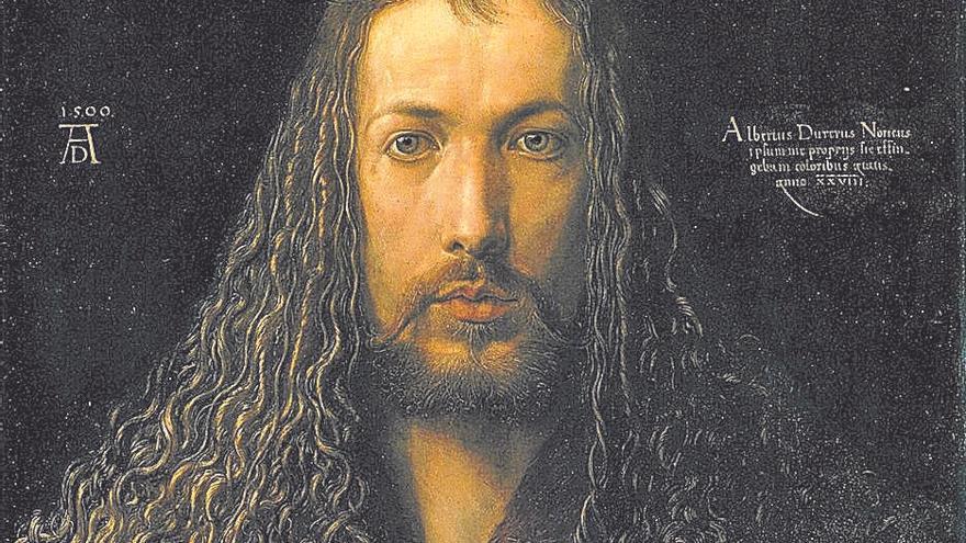 Alberto Durero, Autorretrato, 1500. Alte Pinakothec, Múnich.