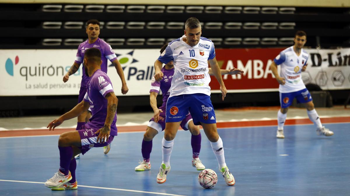 Retamar, durante el partido ante el Palma Futsal.