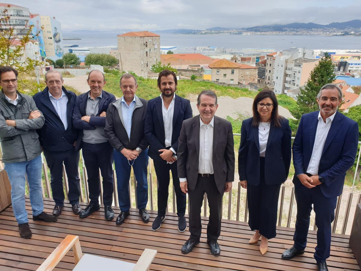 Caballero y Caride, con responsables de Gestilar