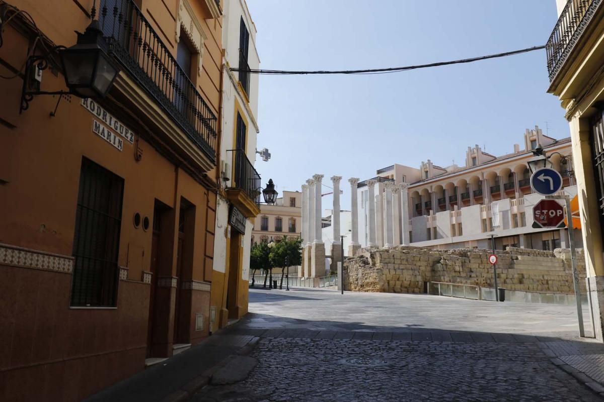 FOTOS: Córdoba calurosa y sola en una tarde de agosto