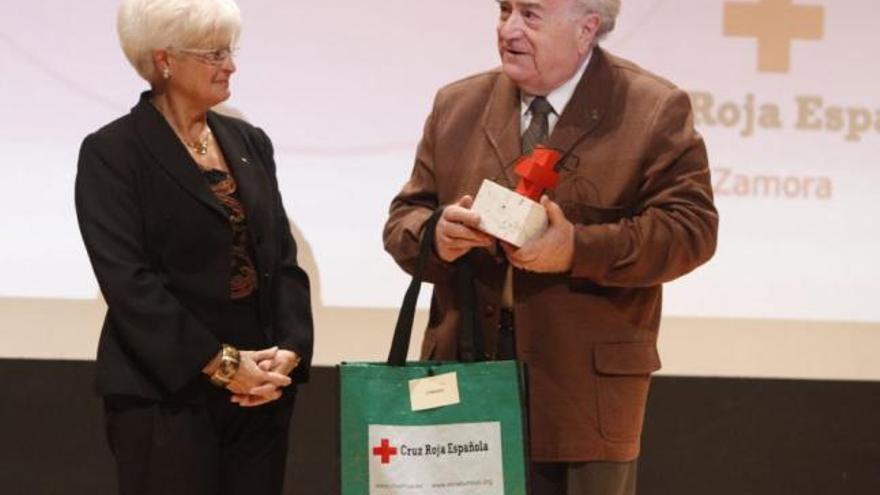 Un momento de la gala de Cruz Roja Zamora.