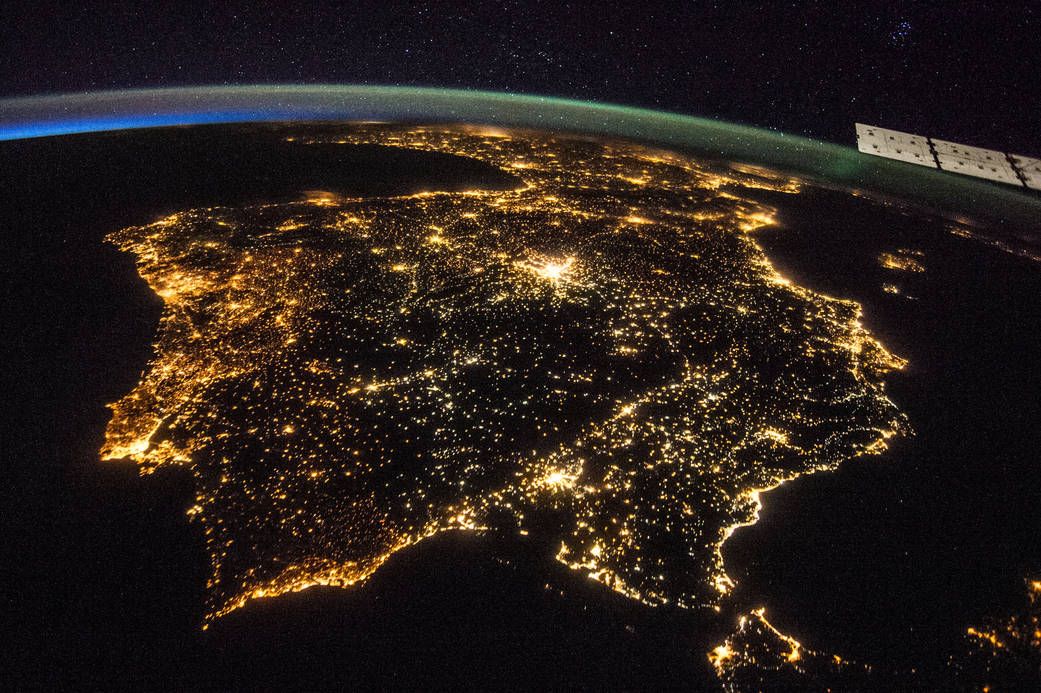 península ibérica espacio