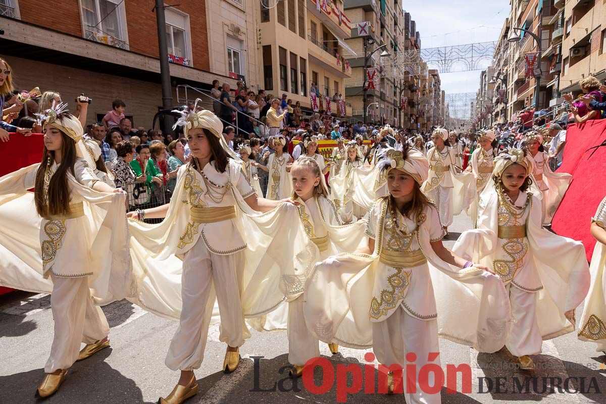 Desfile infantil del Bando Moro en las Fiestas de Caravaca