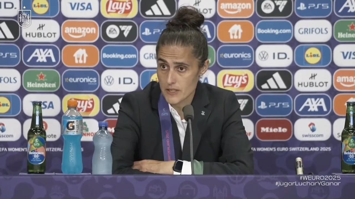 Montse Tomé: "Hemos sido mejores, pero en el fútbol no siempre gana el mejor"
