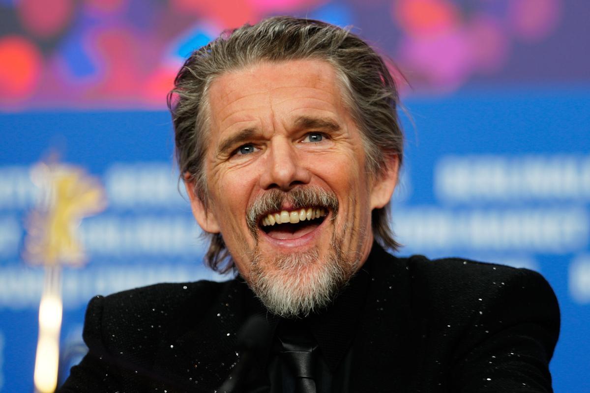 Ethan Hawke en la Berlinale, esta mañana.