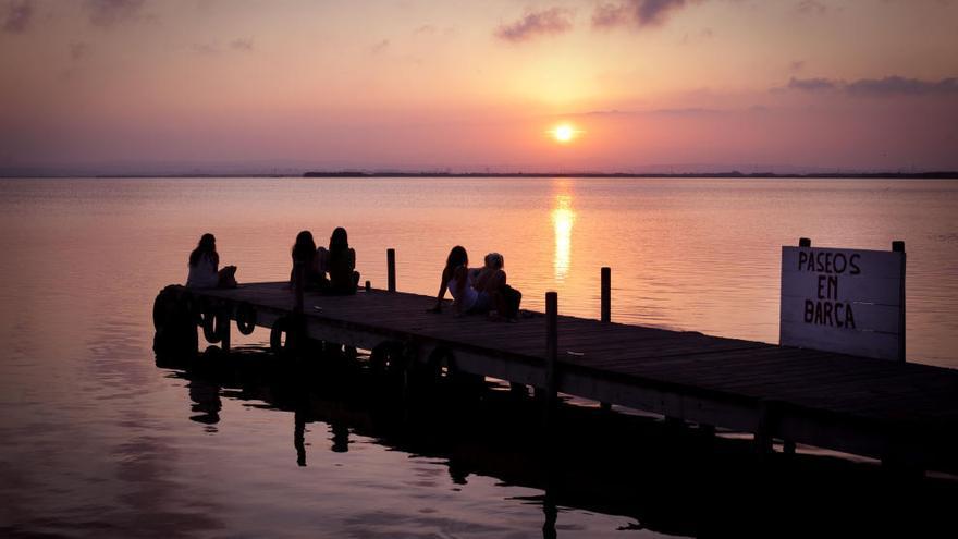 Atardecer en la Albufera.