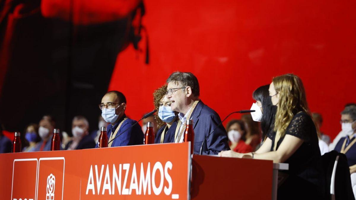 Ximo Puig, durante su intervención.