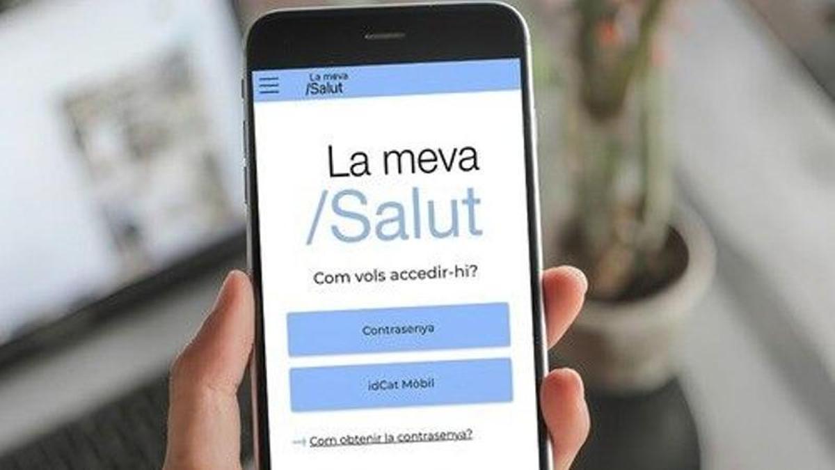 Aplicación de La Meva Salut.