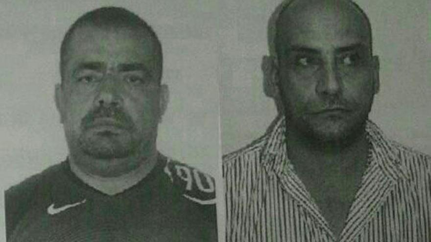 Imagen de los dos detenidos.