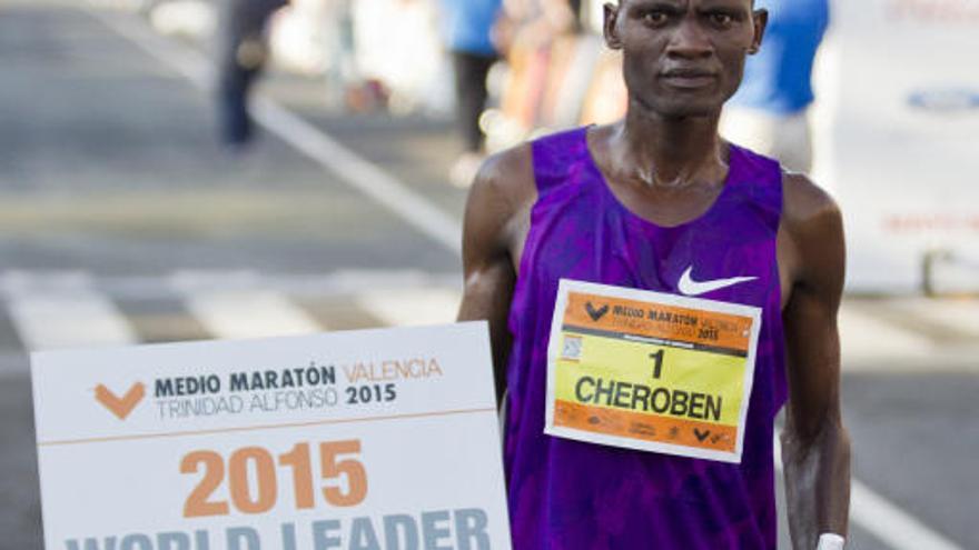 Abraham Cheroben, vencedor de la prueba en 2014 y 1025