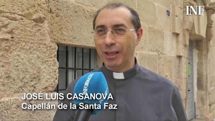El capellán de la Santa Faz descarta el traslado de la reliquia