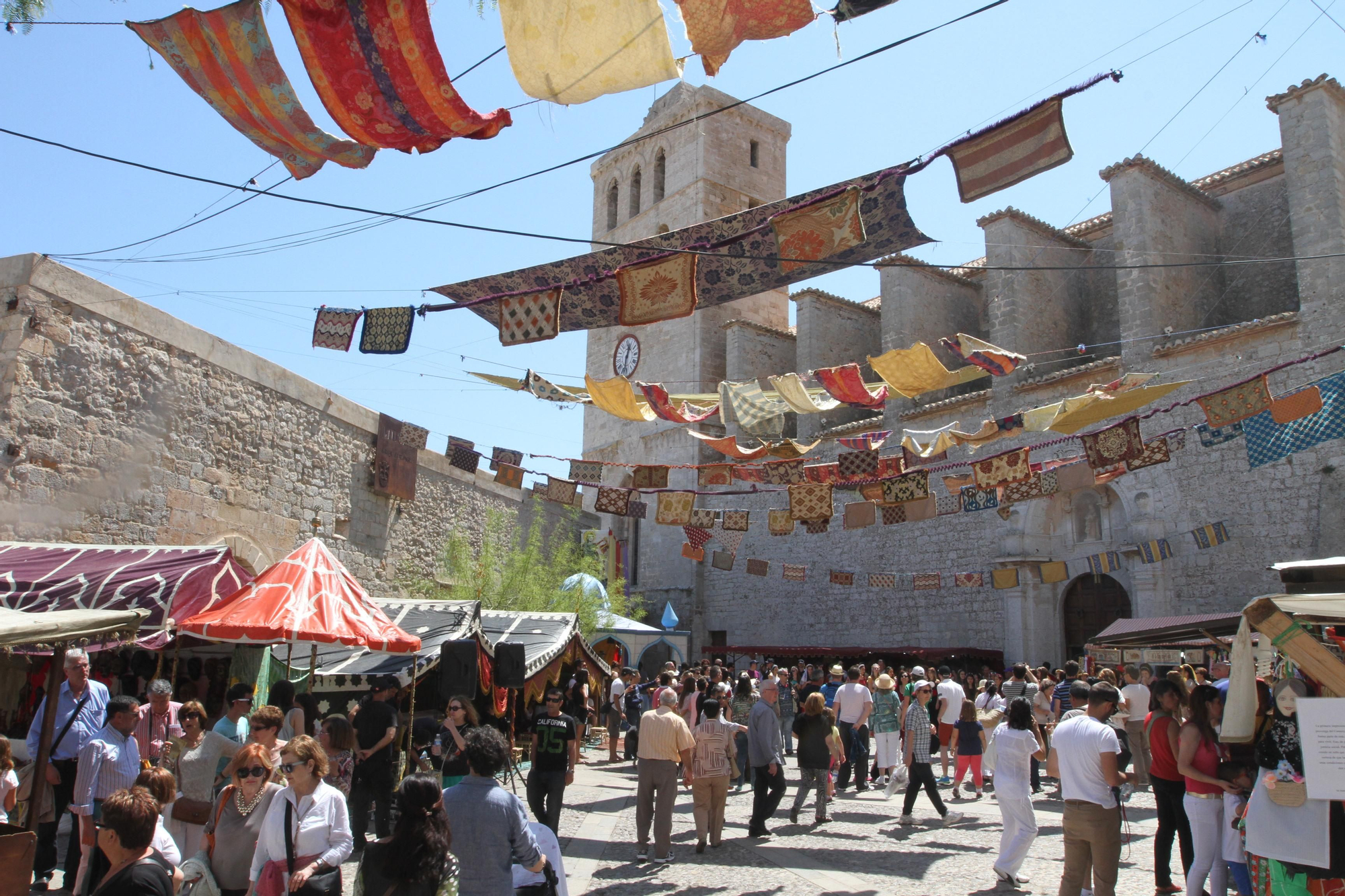 Edición de 2014 de la Feria Medieval de Ibiza.