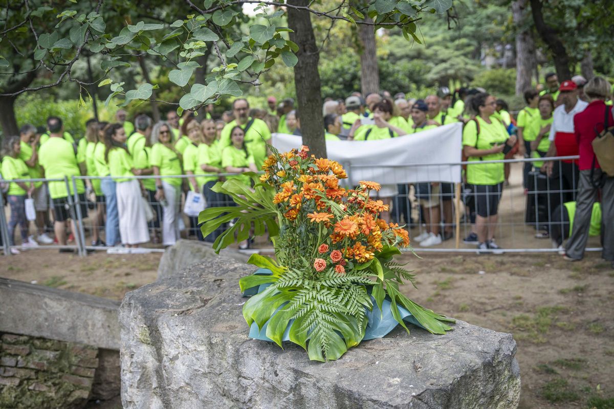 Unas 200 personas trasplantadas marchan en Barcelona en agradecimiento a los donantes de órganos