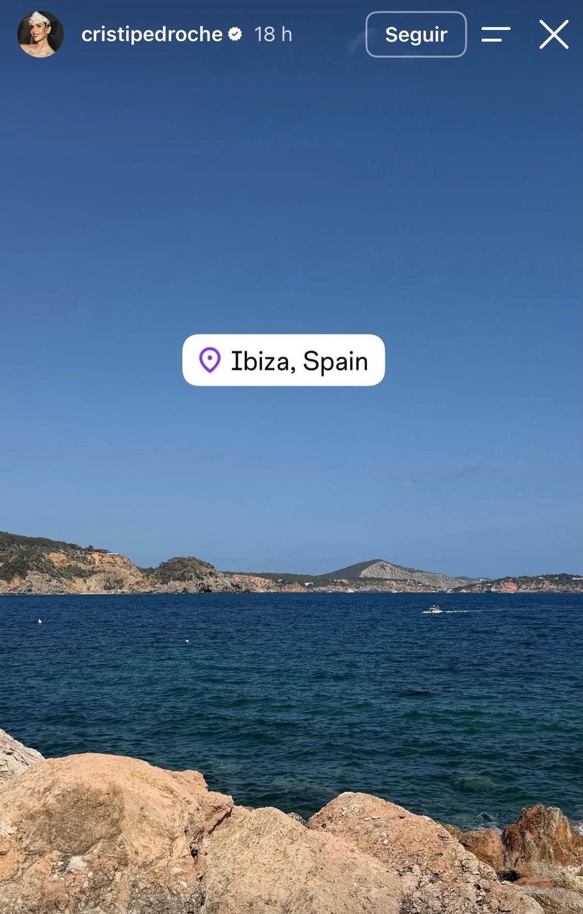 Imagen de una cala en la que estuvo Pedroche