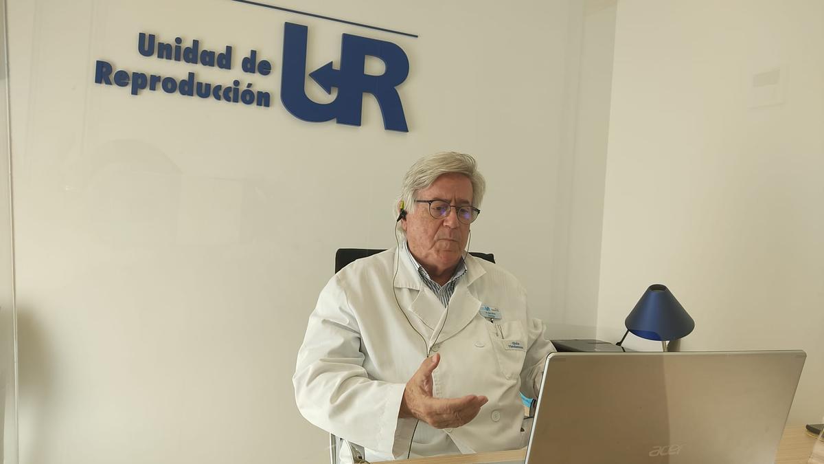 El Dr. López Gálvez destacó que el principal problema de fertilidad hoy en día es la edad.