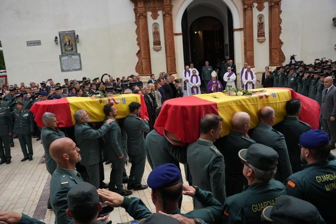 "En el funeral de Jerónimo y Germán"