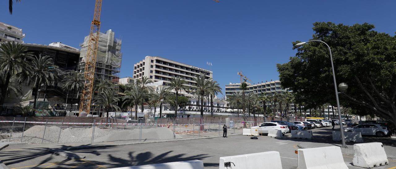 Obras en el Passeig Marítim.