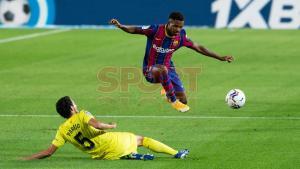 La mejores imágenes del partido entre el FC Barcelona y el Villarreal  LaLiga Santander disputado en el Camp Nou, en Barcelona.