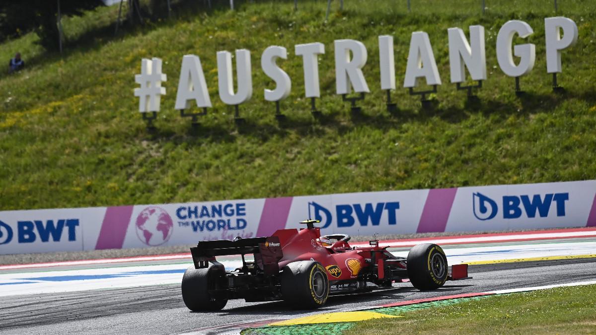 Sainz, durante el GP de Estiria