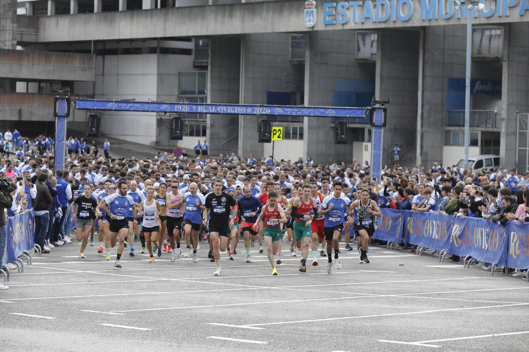 EN IMÁGENES: Así ha sido la carrera por el centenario del Real Oviedo
