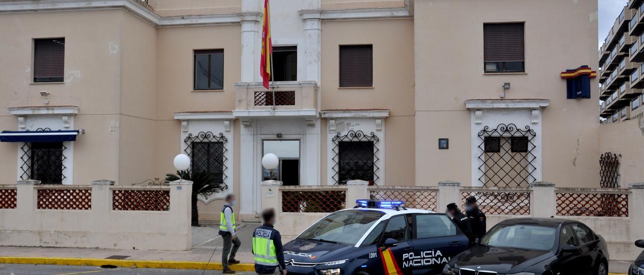 Imagen de la Comisaría de la Policía Nacional de Dénia.