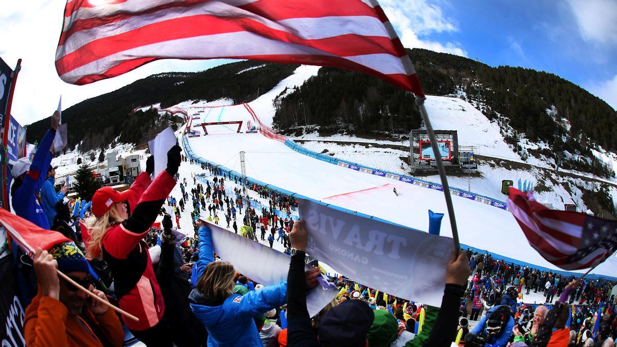 Una Imagen de las finales de la Copa del Mundo celebrada en Grandvalira en 2019